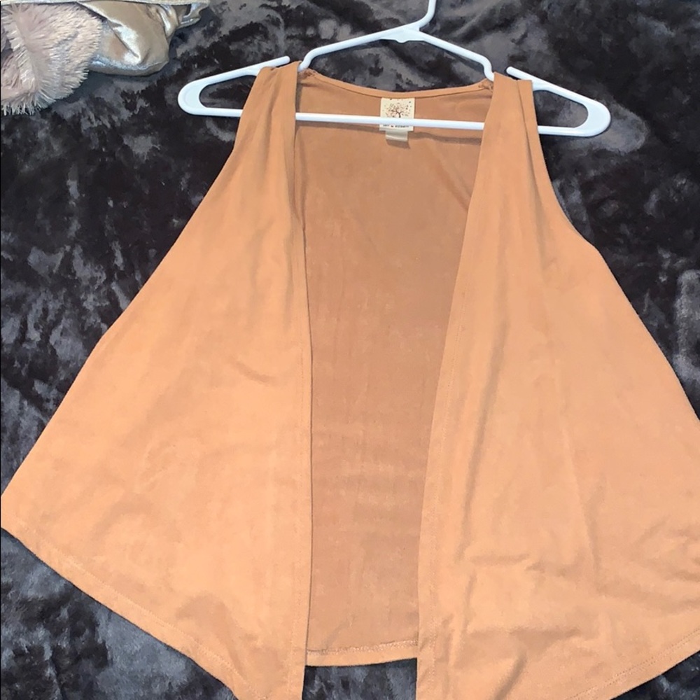 Tank top cardigan